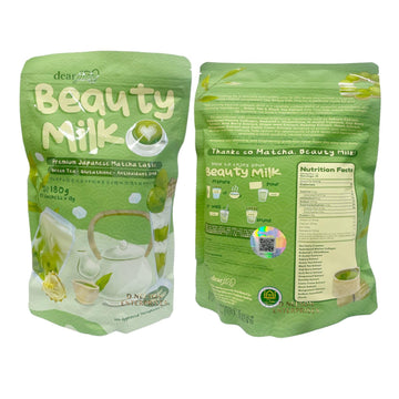 Generic Dear Face Beauty Milk Premium Japanese Matcha Latte 10 Sachets