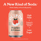 OLIPOP Prebiotic Soda Pop, Peaches & Cream, A New Kind of Soda Packed with Prebiotics, Fiber, and Botanicals, Gluten Free, Vegan