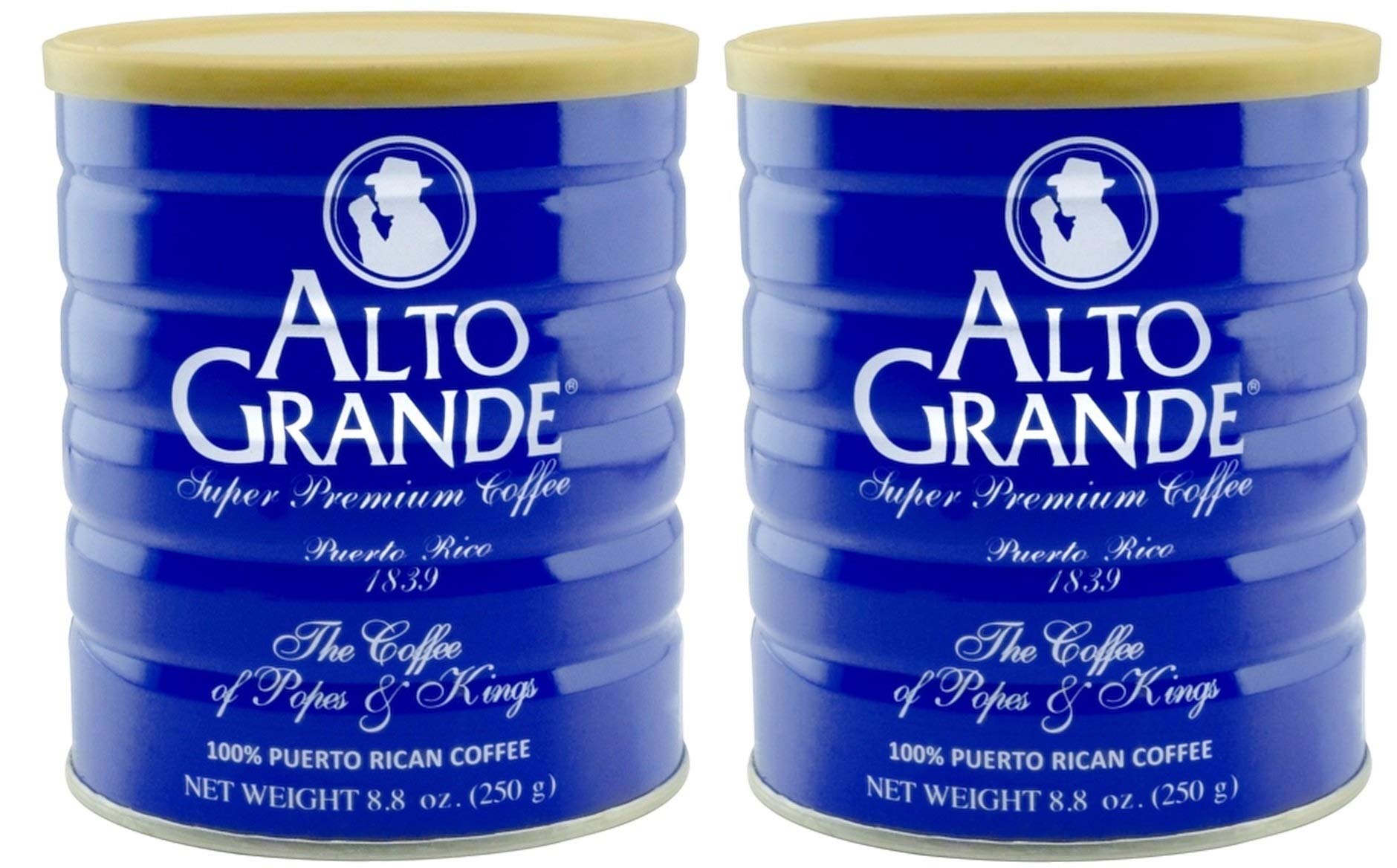 Alto Grande Super Premium Coffee Ground 8.8 Ounces - 2 Cans