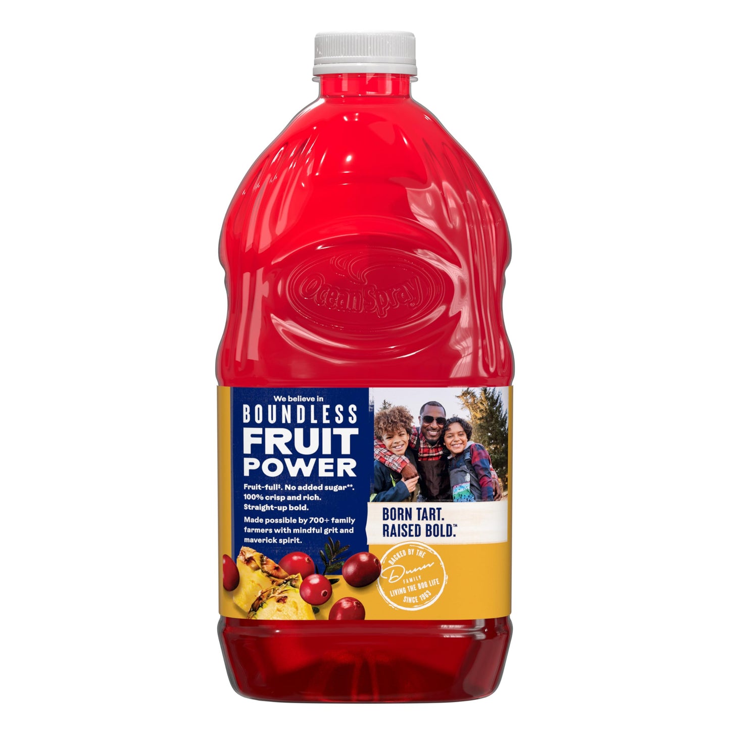 Ocean Spray® 100% Cranberry Pineapple Juice Blend, 64 Fl Oz Bottle (Pack of 8)