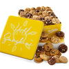 Mrs. Fields - Hello Sunshine Cookie Tin, Assorted with 60 Nibblers Bite-Sized Cookies in our 5 Signature Cookie Flavors