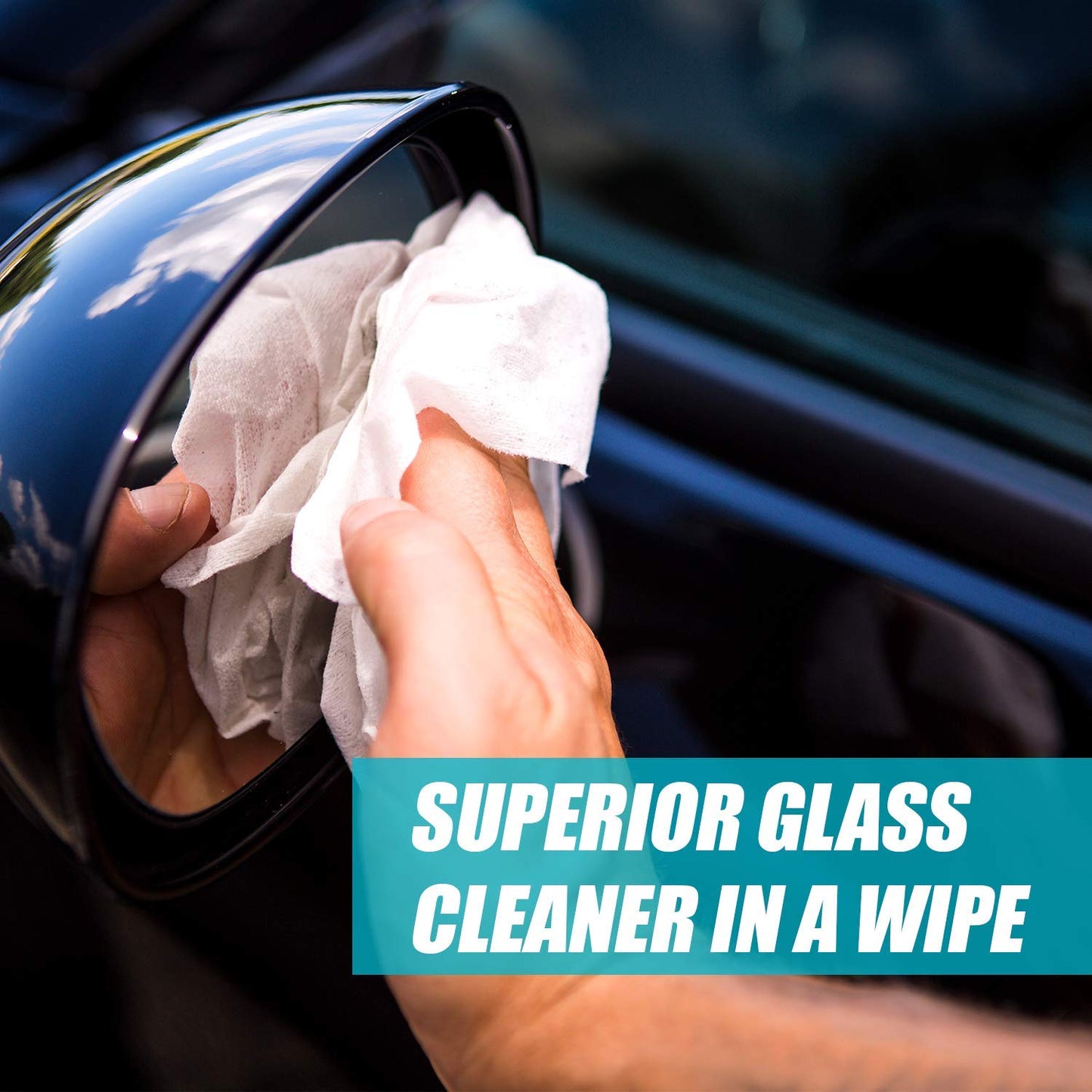 Invisible Glass 90166 28-Count Lint-Free And Ammonia-Free Large Glass Cleaning Wipes Are Tint Safe Enjoy Streak Free Windows, Mi