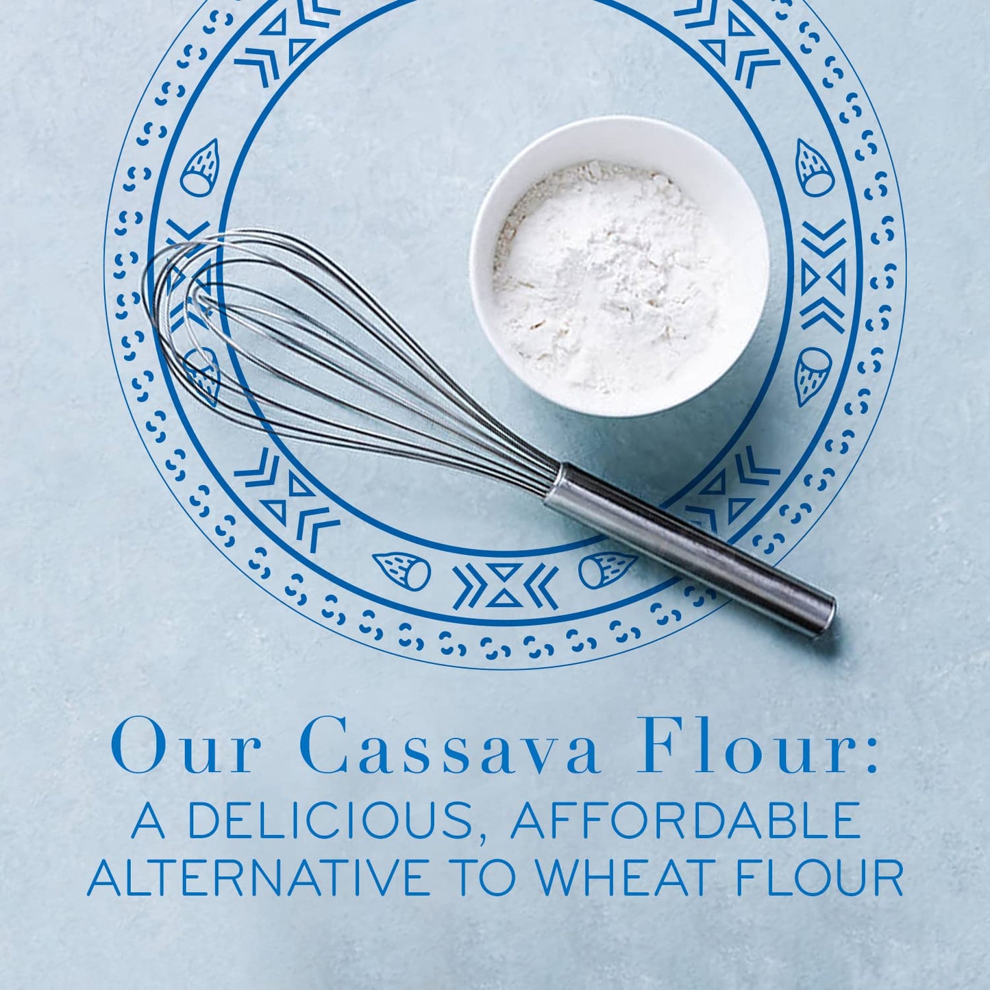 Jeb Foods Cassava Flour Bulk 50Lb Bag | Gluten Free Baking Flour Made With Hand-Peeled Cassava Root | Paleo Non-Gmo Grain Free K