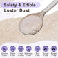 Iridescent Edible Glitter For Cocktails Luster Dust Edible Iridescent Cake Glitter 15G Food Grade Drinks Glitter Shimmer Powder