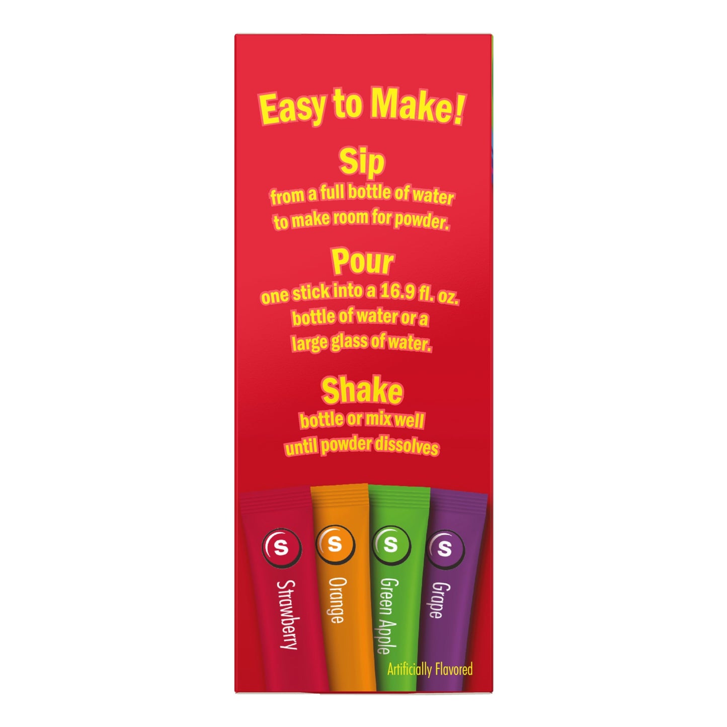 SINGLES TO GO! Skittles Singles To Go Variety Pack, Zero Sugar, 20 Single Servings, 1.92 Ounce