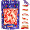 Fruidles Gummi Teeth Candy, Delicious Fruit Flavors Gummies (2 Pounds)