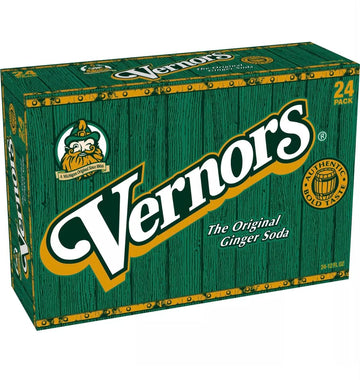 Vernors Ginger Ale, 12 oz Cans, Pack of 24
