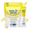 Wake Up Water Energy + Hydration Mix, Lemon, 15 Pack, Natural Caffeine, Electrolytes, No Sugar