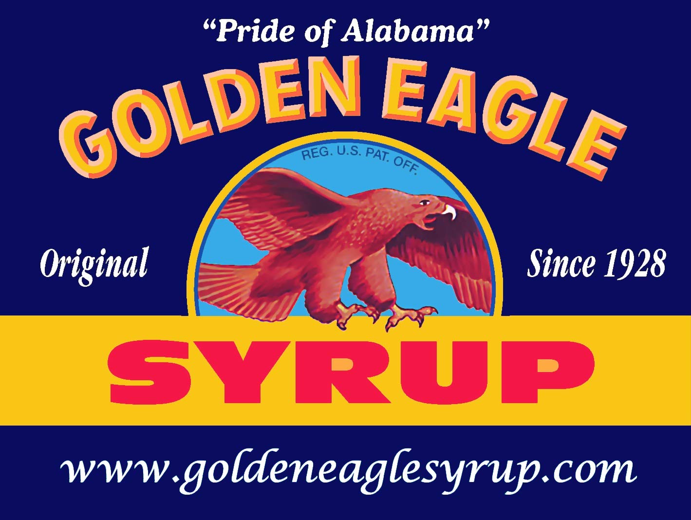 Golden Eagle Original Syrup: 2 pack of 15 Fl Oz Jars