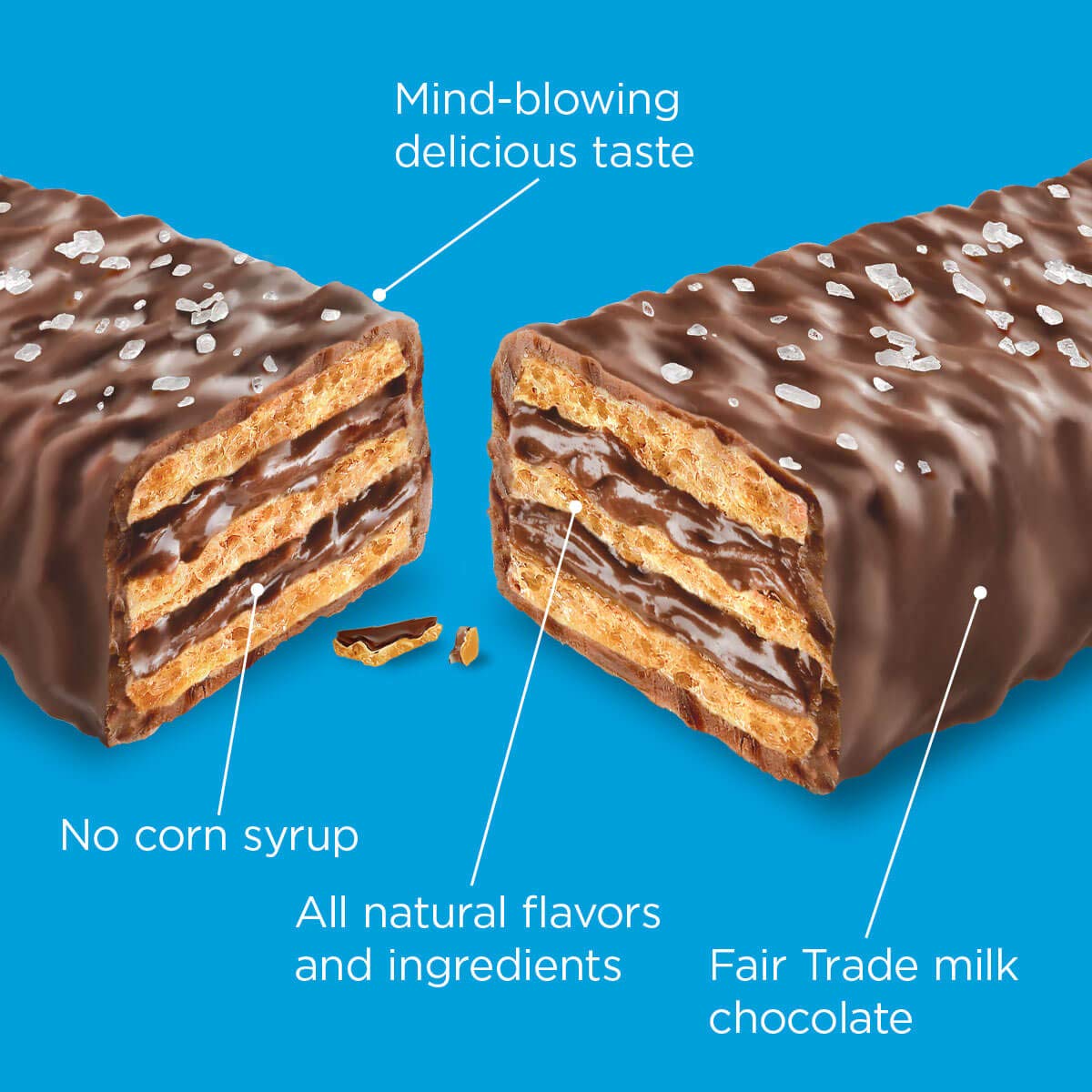 Little Secrets Milk Chocolate Crispy Wafers Twin Pack | 1.4oz | Made in Europe | No Artificial Ingredients | Sustainable Cocoa