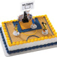 Decoset Basketball All Net Cake Topper, 5-Piece Cake Decoration Set, Birthday Decorations With 3 Figurines And Backboard, For Al