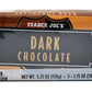Trader Joe'S Belgian Dark Chocolate Bars, 1.75 Oz (2 Packs Of 3)