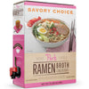 SAVORY CHOICE Pork Ramen Broth Concentrate, 4.5 Liter (1.19 Gallons) Bib - Gluten-Free, Diary-Free Ramen Broth Concentrate - Bul