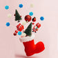 Fruidles Christmas Snowflake Candy Lollipops, Fruit-Flavored Chewables, 12-Pack