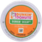 Dunkin Donuts 0846 K-Cup Pods, Decaf, 24/Box