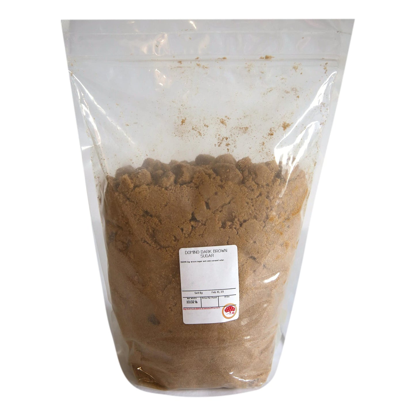 Kauffmans Fruit Farm Old-Fashioned Dark Brown Sugar, 10 lb Bulk Pack