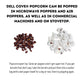 DELL COVE SPICES Bloody Red Popcorn Kernels, 8 Ounce, Trick-Or-Treat Party Snack