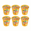 Buldak Ramen Noodles Cheese Flavor - 6 Pack Cup Noodles, Korean Spicy Hot Chicken Stir Samyang Brand