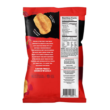 Wilde Nashville Hot Protein Chips, Thin And Crispy, High Protein, Keto Friendly, Made With Real Ingredients, 2.25Oz Bags (Pack O