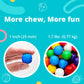Gumballs For Gumball Machine - 1 Inch Large Double Bubble Gumballs - Assorted Fruit Flavored Bubble Gum For Kids - Sweet Gum Balls In Bulk 1.7 Lb - Chewing Gum For Kids