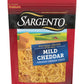 Sargento Natural Mild Cheddar Shredded Cheese, Fine Cut, 8 oz