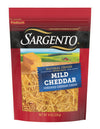Sargento Natural Mild Cheddar Shredded Cheese, Fine Cut, 8 oz