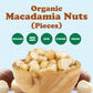Food To Live Organic Macadamia Nut Halves & Pieces, 25 Pounds Non-Gmo, Raw, Shelled, Unsalted, Kosher, Vegan, Bulk. Keto Snack.