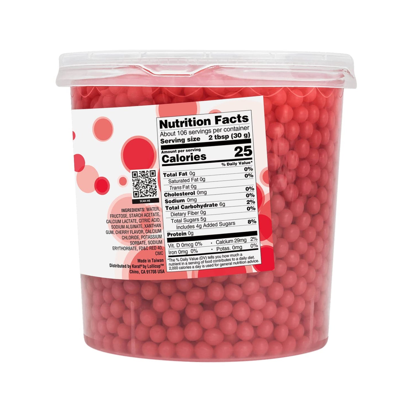 Tea Zone 7 Lb Cherry Popping Pearls