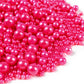 Rose Sprinkles For Cake Decorating 3.5 Ounces, Edible Sugar Pearls Mixing Sizes For Cupcake Topper, Cookies, Ice Cream Toppings