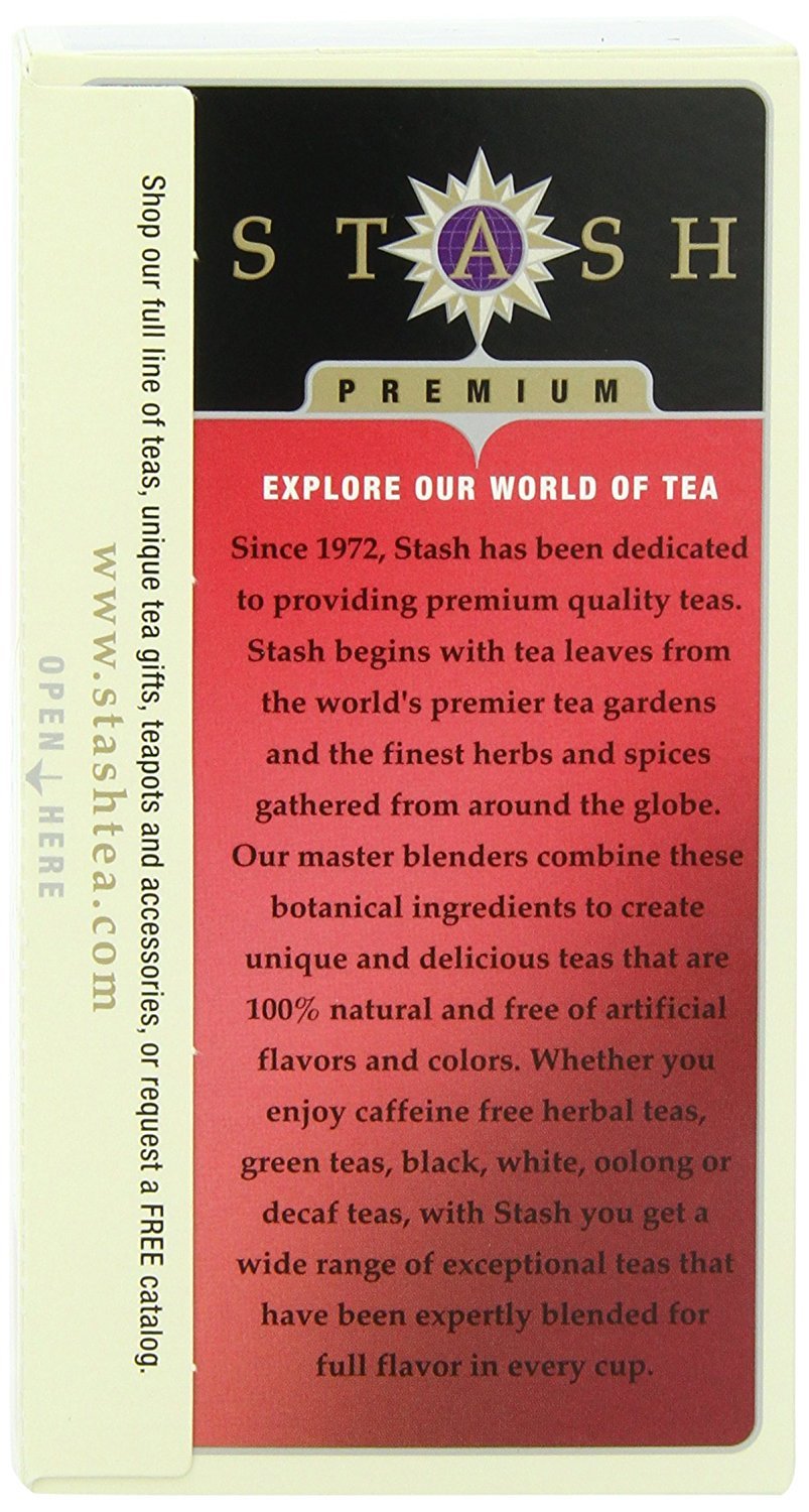 Stash Tea Decaf Chai Spice Tea 18 Count Tea Bags (Packaging May Vary) Individual Decaffeinated Black Tea Bags, Use In Teapots Mu