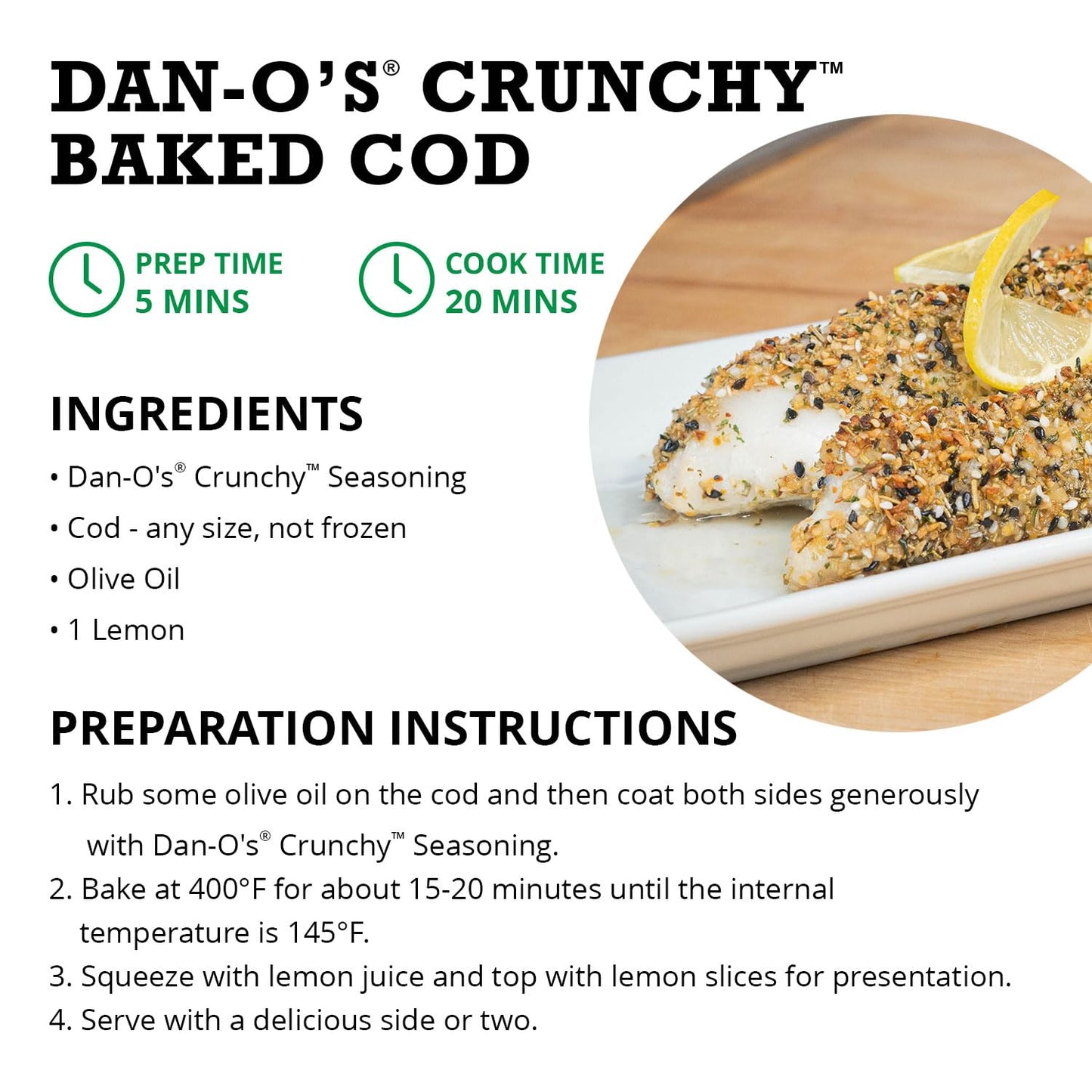 Dan-Os Seasoning Crunchy Medium Bottle 8.9 oz - Flavorful All-Purpose Seasoning