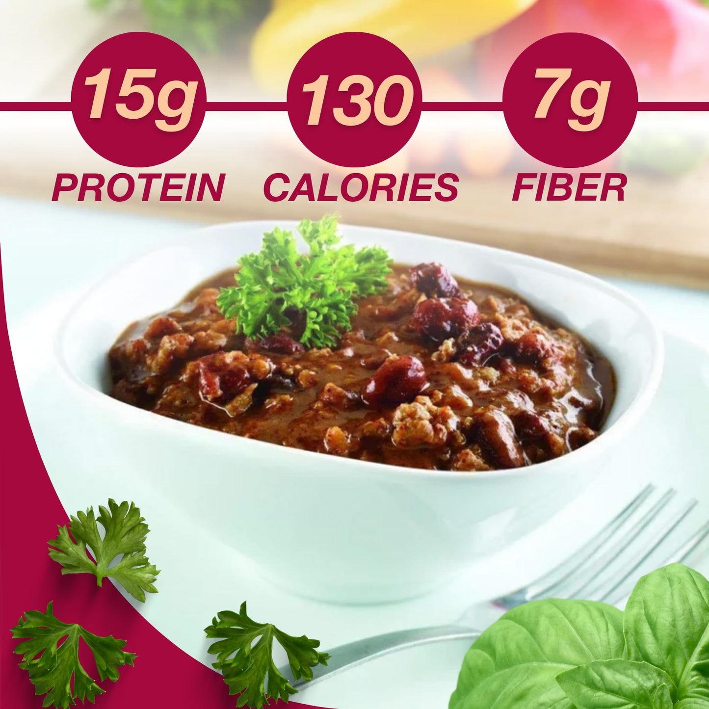 ProtiDIET High Protein Chili Mix - Gluten Free, Low Fat, 9.1 oz, Model BTL421600