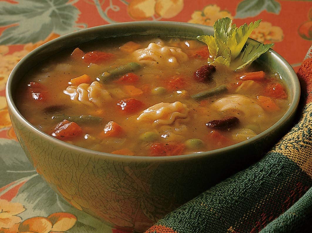 Amy's Organic Vegan Minestrone Soup, Low Fat, 14.1 oz (Pack of 12) - Healthy Pasta, Beans & Veggies, Natural Flavor
