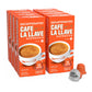 Cafe La Llave Decaf Espresso Capsules, 80-Count Aluminum Pods, Intensity 11, Compatible with Original Nespresso Machines, Coffee