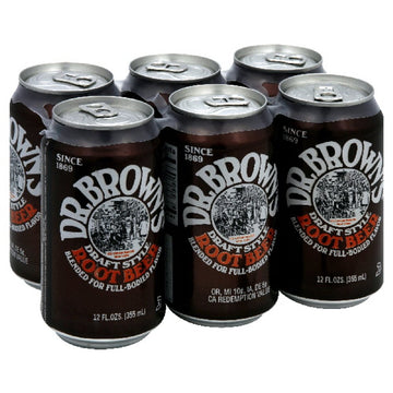 Dr. Brown Root malt-inspired Soda 6 pack, 12-ounces (Pack of4)