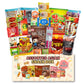 Asiatic Dishes Japanese and Korean Snack Box - 32 Count Variety Pack with Ramen, Drink, Cookies, Chips, Crackers, Coffee Mix - S