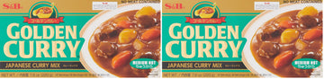 S&B Golden Curry Sauce Mix, Medium Hot, 7.8 Ounce (Pack of 2)