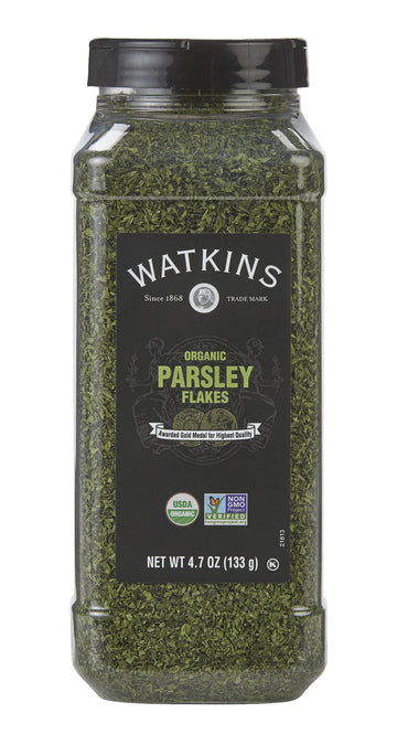 Watkins Gourmet Spice, Organic Parsley, Bulk Food Service Size, 4.7 Oz (Pack Of 1)