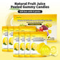 Joyvitas Peelable Gummy VC Lemon Candy - Low Sugar, Individually Wrapped, Resealable Snacks, 3.17oz (Pack of 8)