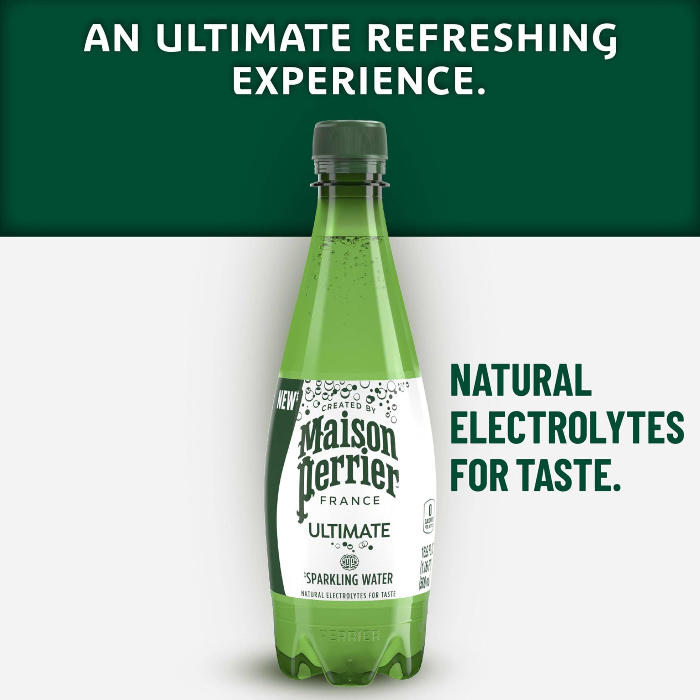 Maison Perrier Sparkling Water, 16.9 Fl Oz Plastic Bottles, 6 Count, Model 074780468251