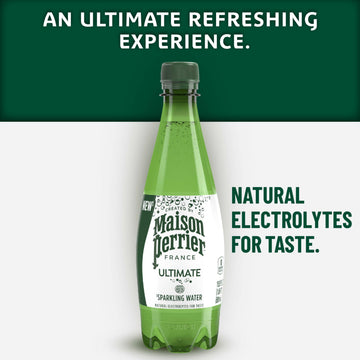 Maison Perrier Sparkling Water, 16.9 Fl Oz Plastic Bottles, 6 Count, Model 074780468251