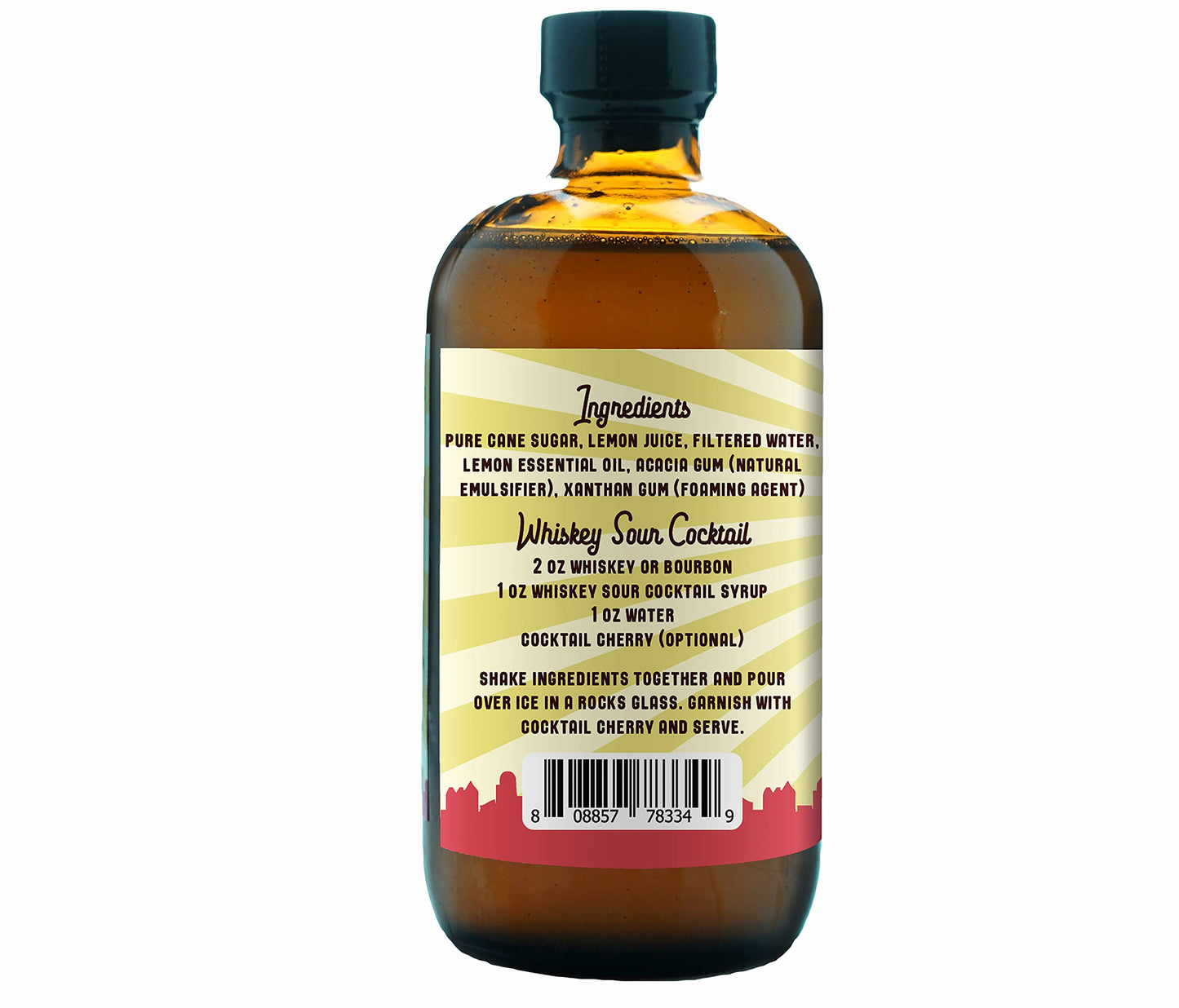 Barrel Roll Bar Essentials spirit-inspired flavor Sour Cocktail Mix - All-Natural Small Batch Syrup - 8 Fl Oz