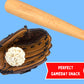 Kathy Kaye Baseball Themed Popcorn Balls, Individually Wrapped Salty Snacks, Sports Party Favor, 8 Pieces Included, 8Oz