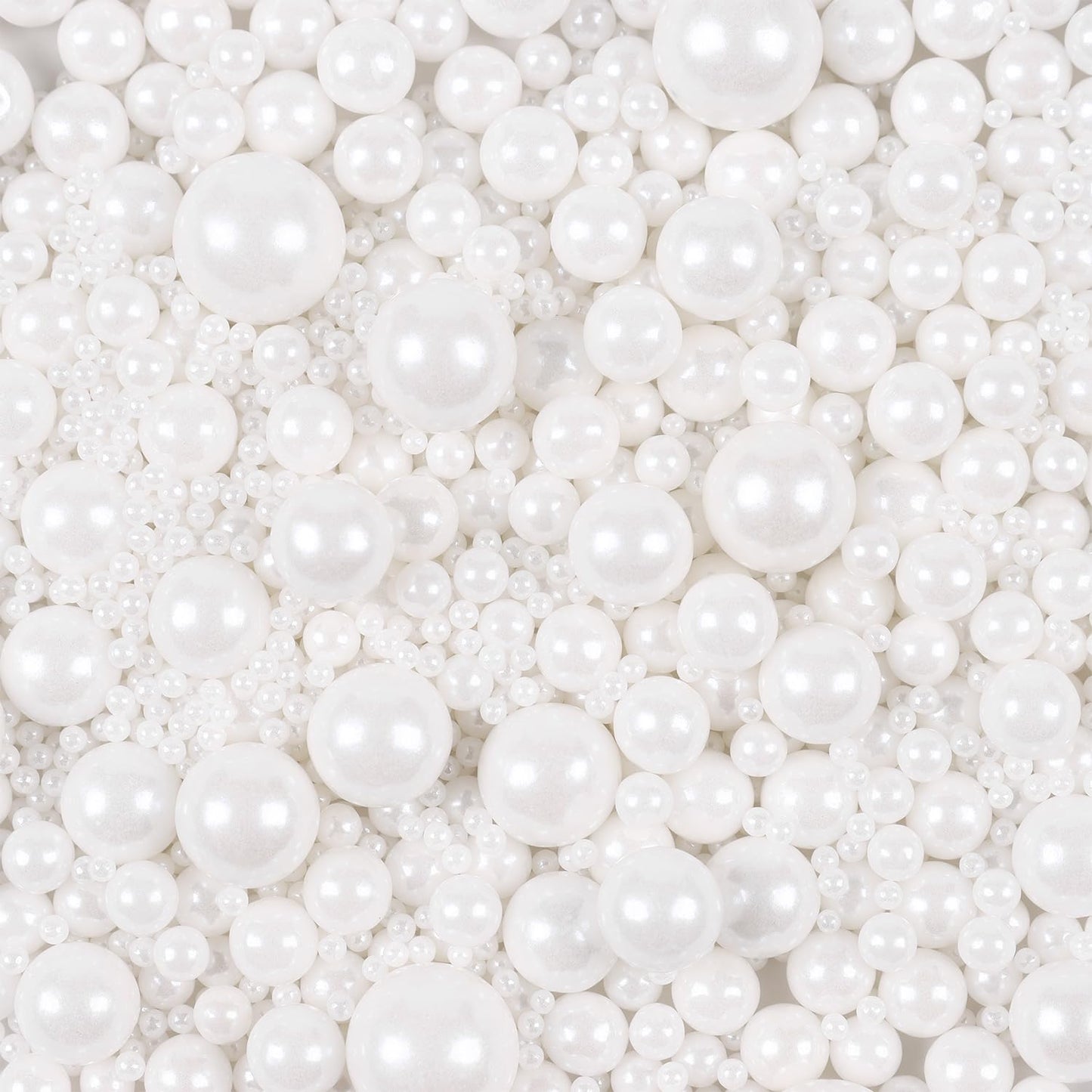 Edible Pearls For Cake Decorating, White Sprinkles, White Pearl Sprinkles For Cookies, Macaron, Cake, And Chocolate, Perfect For