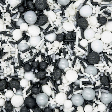 Sprinkles For Cake Decorating Edible Cake Decorations Fancy Soccer Sprinkles, Black And White Sprinkles, Cake Sprinkles Cupcake Decorations Ice Cream Toppings Sprinkles For Cupcake Decorating