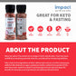 Impact - Coarse Himalayan Pink Sea Salt - No Additives Rich in Trace Minerals Non-GMO Gluten-Free Ideal for Low-Carb Fasting Coo