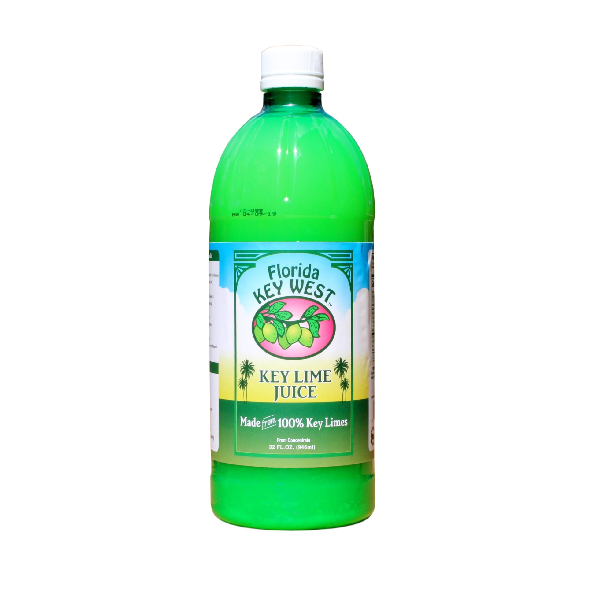 Florida Key West Key Lime Juice - 100% Authentic - 32 Fl Oz (Pack of 1)