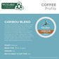 Caribou Coffee Caribou Blend, Single Serve Coffee K-Cup Pod, Medium Roast, 48-Count For Malt-Inspired
