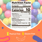Gumballs For Gumball Machine Refills - Assorted Fruit Flavored Gum Balls - 0.5'' Mini Bubble Gum - Bulk Gum Pack 1.7 Lb - Chewin