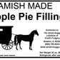 Amish Pie Filling Apple - 2 Jars- 32 Oz